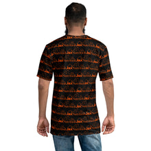 Load image into Gallery viewer, Jax Nutrition Orange Logo Everywhere on Men's Black T-shirt
