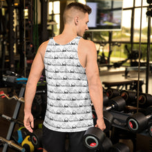 Load image into Gallery viewer, Jax Nutrition Black Logo Everywhere Unisex Tank Top