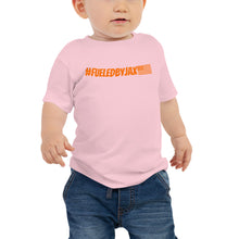Load image into Gallery viewer, Jax Nutrition Orange #fueledbyjax Baby Jersey Short Sleeve Premium Tee (Bella + Canvas 3001B)