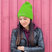 Load image into Gallery viewer, Jax Nutrition White Logo Pom-Pom Beanie