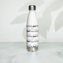 Load image into Gallery viewer, Jax Nutrition Black Logo Everywhere Stainless Steel Water Bottle