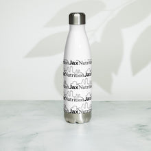 Load image into Gallery viewer, Jax Nutrition Black Logo Everywhere Stainless Steel Water Bottle