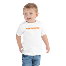 Load image into Gallery viewer, Jax Nutrition Orange #fueledbyjax Toddler Premium Tee (Bella + Canvas 3001T)