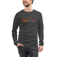 Load image into Gallery viewer, Jax Nutrition Full Color Logo Unisex Long Sleeve Tee (Bella + Canvas 3501)