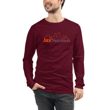 Load image into Gallery viewer, Jax Nutrition Full Color Logo Unisex Long Sleeve Tee (Bella + Canvas 3501)