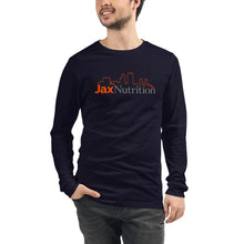 Load image into Gallery viewer, Jax Nutrition Full Color Logo Unisex Long Sleeve Tee (Bella + Canvas 3501)