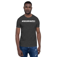 Load image into Gallery viewer, Jax Nutrition White #fueledbyjax Short-Sleeve Unisex T-Shirt (Bella + Canvas 3001)