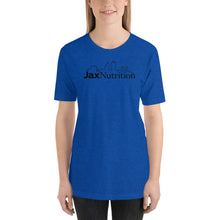 Load image into Gallery viewer, Jax Nutrition Black Logo Short-Sleeve Unisex Premium T-Shirt (Bella + Canvas 3001)