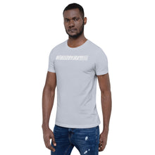 Load image into Gallery viewer, Jax Nutrition White #fueledbyjax Short-Sleeve Unisex T-Shirt (Bella + Canvas 3001)