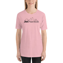 Load image into Gallery viewer, Jax Nutrition Black Logo Short-Sleeve Unisex Premium T-Shirt (Bella + Canvas 3001)