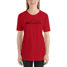 Load image into Gallery viewer, Jax Nutrition Black Logo Short-Sleeve Unisex Premium T-Shirt (Bella + Canvas 3001)