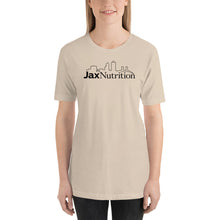 Load image into Gallery viewer, Jax Nutrition Black Logo Short-Sleeve Unisex Premium T-Shirt (Bella + Canvas 3001)