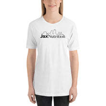 Load image into Gallery viewer, Jax Nutrition Black Logo Short-Sleeve Unisex Premium T-Shirt (Bella + Canvas 3001)