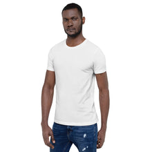 Load image into Gallery viewer, Jax Nutrition White #fueledbyjax Short-Sleeve Unisex T-Shirt (Bella + Canvas 3001)