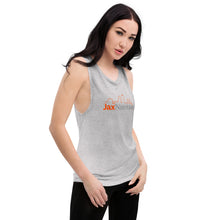 Load image into Gallery viewer, Jax Nutrition Full Color Logo Women's Muscle Tank | Bella + Canvas 8803