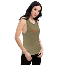 Load image into Gallery viewer, Jax Nutrition Full Color Logo Women's Muscle Tank | Bella + Canvas 8803