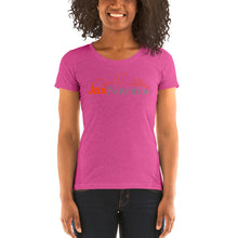 Load image into Gallery viewer, Jax Nutrition Full Color Logo Ladies' short sleeve t-shirt (Bella + Canvas 8413)