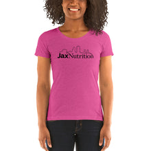 Load image into Gallery viewer, Jax Nutrition Black Logo Women's Tri-Blend Tee | Bella + Canvas 8413