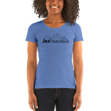 Load image into Gallery viewer, Jax Nutrition Black Logo Women's Tri-Blend Tee | Bella + Canvas 8413