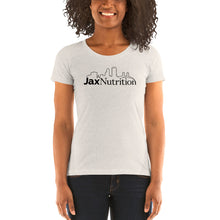 Load image into Gallery viewer, Jax Nutrition Black Logo Women's Tri-Blend Tee | Bella + Canvas 8413