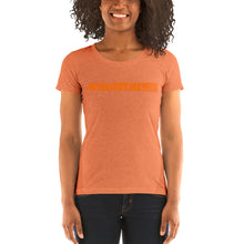 Load image into Gallery viewer, Jax Nutrition Orange #fueledbyjax Women's Tri-Blend Tee | Bella + Canvas 8413