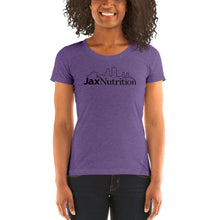 Load image into Gallery viewer, Jax Nutrition Black Logo Women's Tri-Blend Tee | Bella + Canvas 8413
