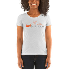 Load image into Gallery viewer, Jax Nutrition Full Color Logo Ladies' short sleeve t-shirt (Bella + Canvas 8413)