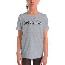 Load image into Gallery viewer, Jax Nutrition Black Logo Youth Premium Tee | Bella + Canvas 3001Y