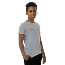 Load image into Gallery viewer, Jax Nutrition Full Color Logo Youth Premium Short Sleeve Tee (Bella + Canvas 3001Y)