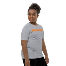 Load image into Gallery viewer, Jax Nutrition Orange #fueledbyjax Youth Short Sleeve Premium Tee (Bella + Canvas 3001Y)