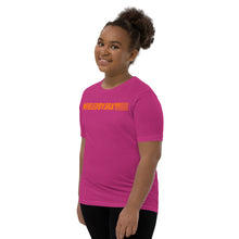 Load image into Gallery viewer, Jax Nutrition Orange #fueledbyjax Youth Short Sleeve Premium Tee (Bella + Canvas 3001Y)