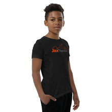 Load image into Gallery viewer, Jax Nutrition Full Color Logo Youth Premium Short Sleeve Tee (Bella + Canvas 3001Y)