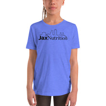 Load image into Gallery viewer, Jax Nutrition Black Logo Youth Premium Tee | Bella + Canvas 3001Y