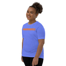 Load image into Gallery viewer, Jax Nutrition Orange #fueledbyjax Youth Short Sleeve Premium Tee (Bella + Canvas 3001Y)