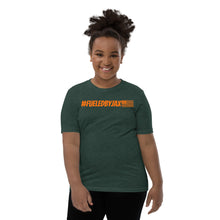Load image into Gallery viewer, Jax Nutrition Orange #fueledbyjax Youth Short Sleeve Premium Tee (Bella + Canvas 3001Y)