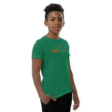 Load image into Gallery viewer, Jax Nutrition Full Color Logo Youth Premium Short Sleeve Tee (Bella + Canvas 3001Y)