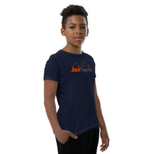 Load image into Gallery viewer, Jax Nutrition Full Color Logo Youth Premium Short Sleeve Tee (Bella + Canvas 3001Y)