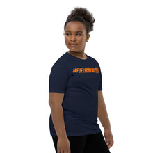 Load image into Gallery viewer, Jax Nutrition Orange #fueledbyjax Youth Short Sleeve Premium Tee (Bella + Canvas 3001Y)