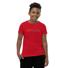 Load image into Gallery viewer, Jax Nutrition Full Color Logo Youth Premium Short Sleeve Tee (Bella + Canvas 3001Y)
