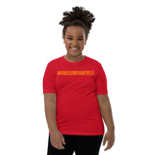 Load image into Gallery viewer, Jax Nutrition Orange #fueledbyjax Youth Short Sleeve Premium Tee (Bella + Canvas 3001Y)