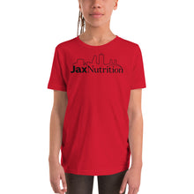 Load image into Gallery viewer, Jax Nutrition Black Logo Youth Premium Tee | Bella + Canvas 3001Y