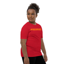 Load image into Gallery viewer, Jax Nutrition Orange #fueledbyjax Youth Short Sleeve Premium Tee (Bella + Canvas 3001Y)