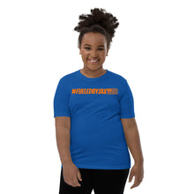 Load image into Gallery viewer, Jax Nutrition Orange #fueledbyjax Youth Short Sleeve Premium Tee (Bella + Canvas 3001Y)