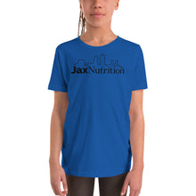 Load image into Gallery viewer, Jax Nutrition Black Logo Youth Premium Tee | Bella + Canvas 3001Y