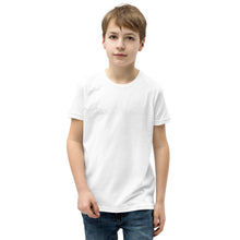 Load image into Gallery viewer, Jax Nutrition White Logo Youth Short Sleeve T-Shirt ( Bella + Canvas 3001Y)