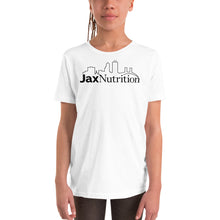 Load image into Gallery viewer, Jax Nutrition Black Logo Youth Premium Tee | Bella + Canvas 3001Y