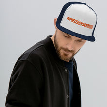 Load image into Gallery viewer, Jax Nutrition Orange #fueledbyjax Trucker Cap
