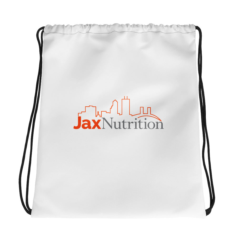 Jax Nutrition Full Color Logo Drawstring bag