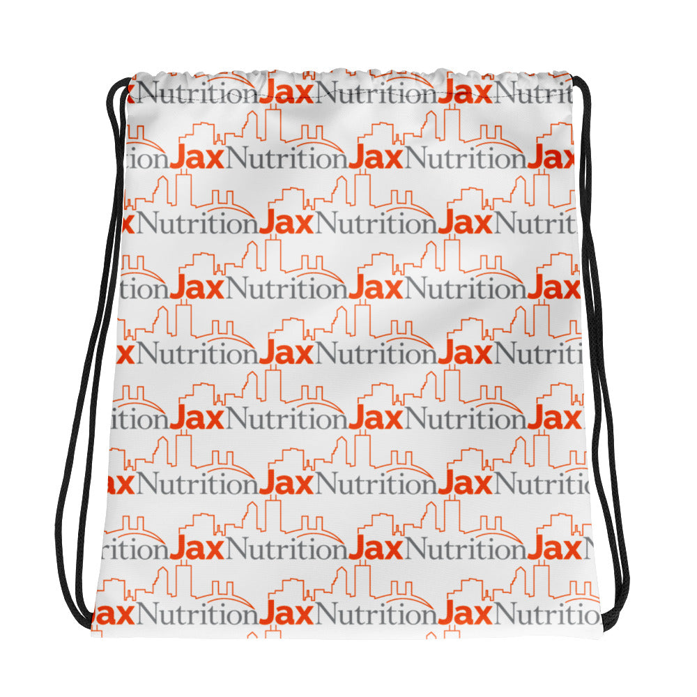 Jax Nutrition Full Color Logo Everywhere Drawstring bag