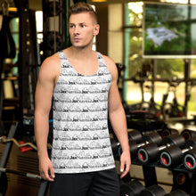 Load image into Gallery viewer, Jax Nutrition Black Logo Everywhere Unisex Tank Top
